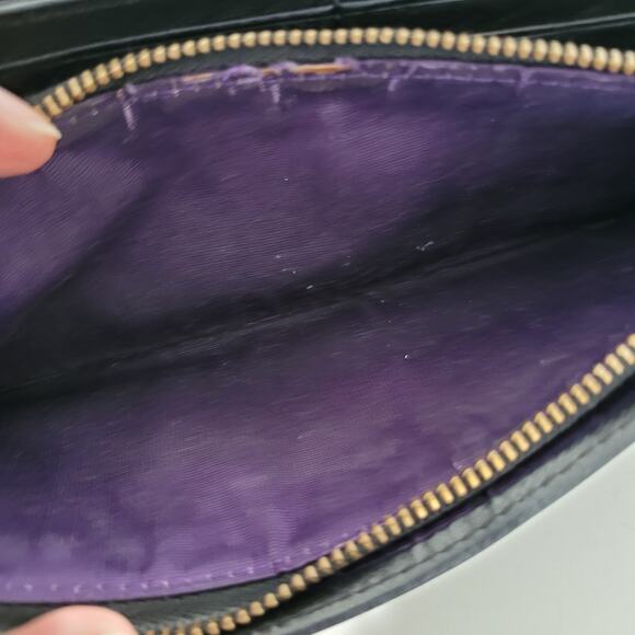 Paul Smith Envelplope Cow Leather Wallet Black Boho Designer Large Classic - Picture 7 of 16